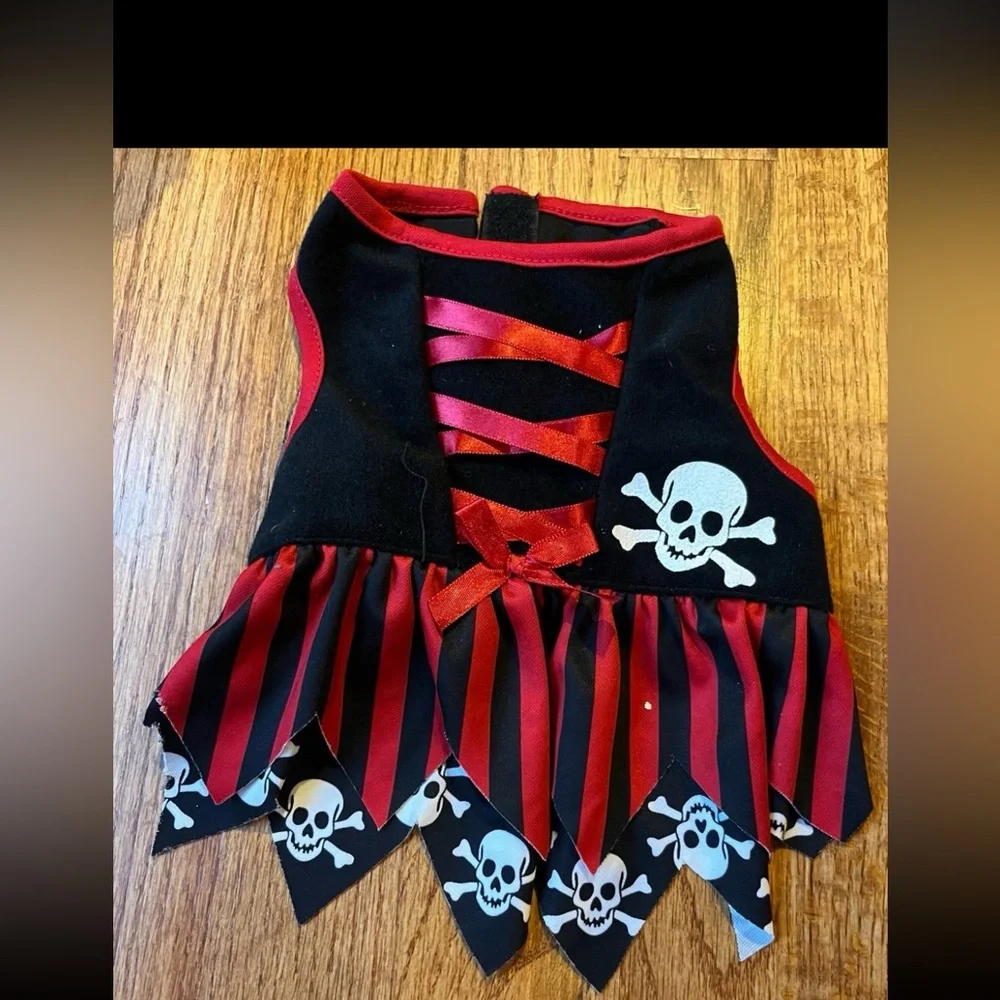 Party dog Pirate Skull Dog Costume